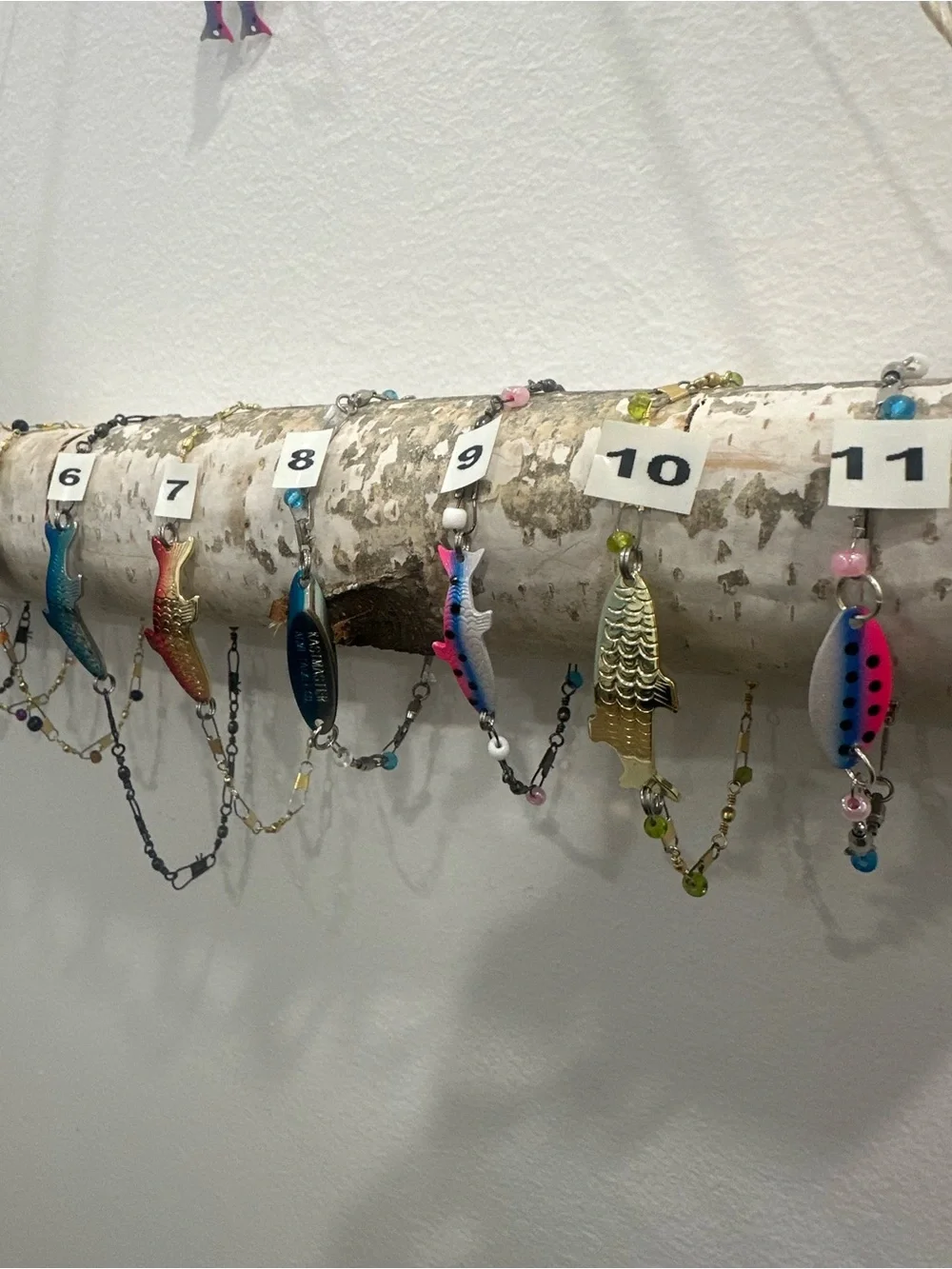 Custom Fishing Lure Bracelet, fits any wrist size. Send measurement
